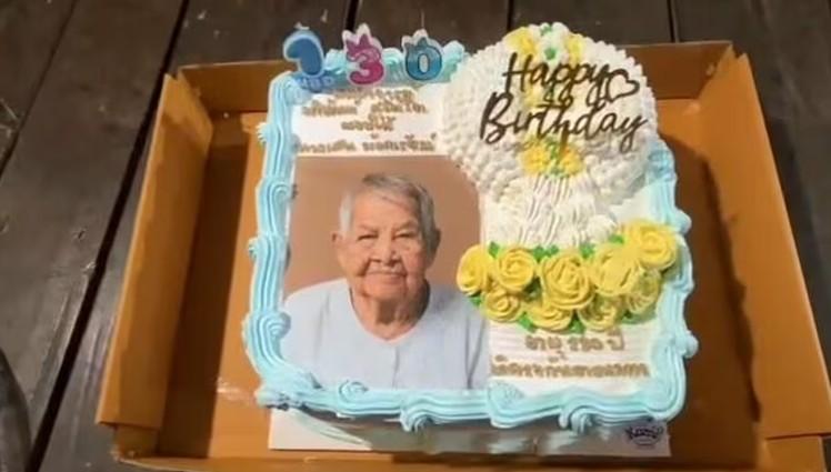 曼卡拉130歲生日蛋糕（圖／翻攝自FNN）