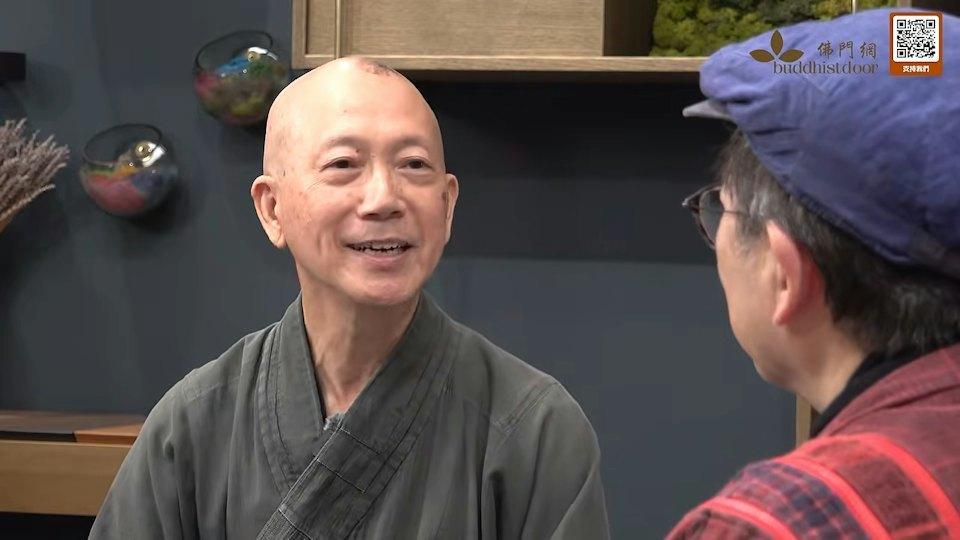 廖安麗前夫葉青霖罕見地與弟弟葉錦添同台接受訪問。（圖／翻攝自YouTube＠佛門網 Buddhistdoor）