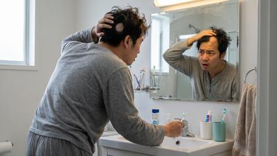 32歲科技男壓力大一覺醒來後腦勺「圓型禿」 中醫調養長出頭髮