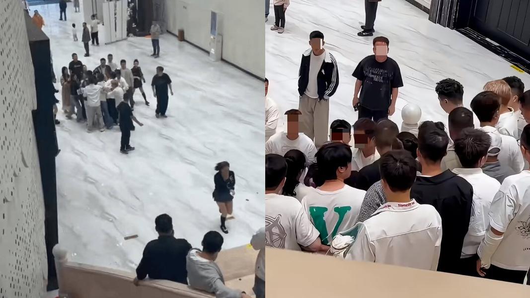 雙方親屬發現真相後爆發口角。(圖/翻攝自微博)