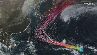 天氣/琵琶颱風將生成「路徑估拋物線迴轉」 直接威脅台灣機率不高