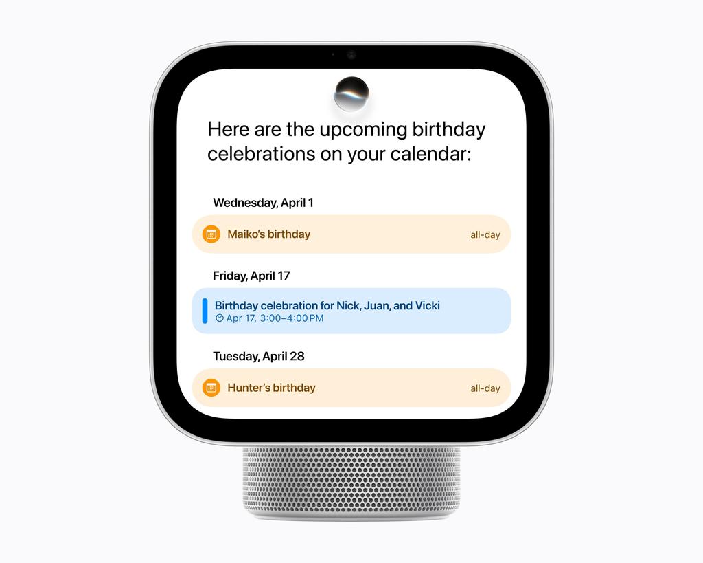 Siri AI搭配支援Apple Intelligence的iPhone或iPad能帶來更多個人化功能。（圖／蘋果提供）
