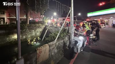 台中騎士疑撞車墜溝「落水遭沖走」 漂2.5公里攔截救仍不治