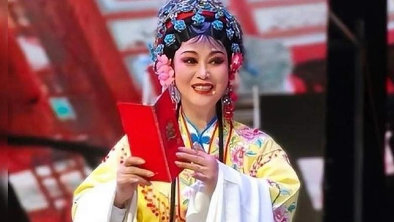 錢水明專攻花旦。(圖/翻攝自微博)