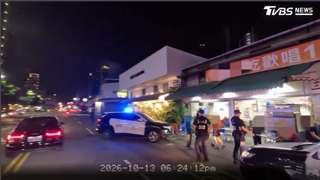 酒後結帳爆口角男失控砸店。(圖Threads/vaderliu0927)