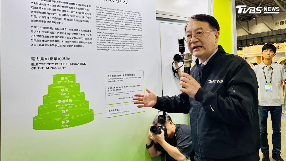 能源展/半導體用電2035年1100億度 台電「以光代電」縮短電力輸送
