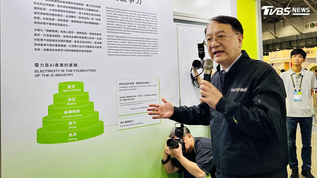能源展/半導體用電2035年1100億度 台電「以光代電」縮短電力輸送