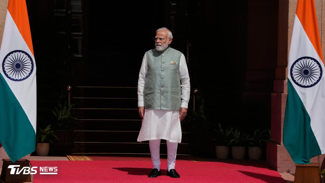 印度總理莫迪(Narendra Modi)。(圖/達志影像美聯社)