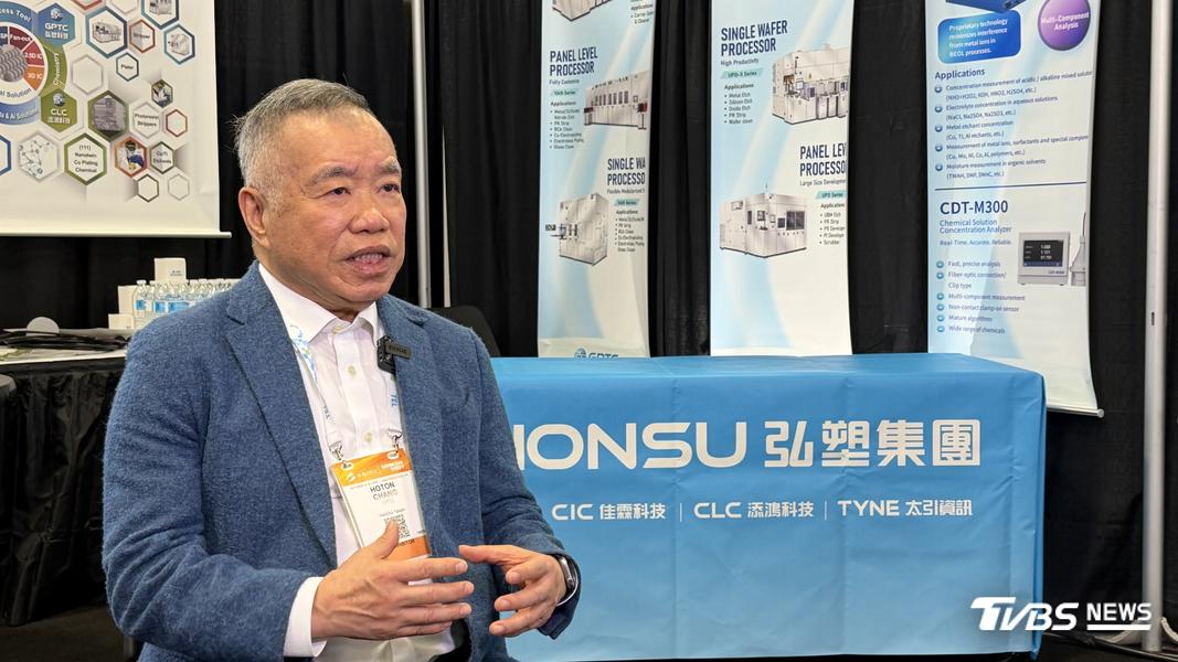 弘塑董事長暨執行長張鴻泰。(圖/黃貞怡攝)