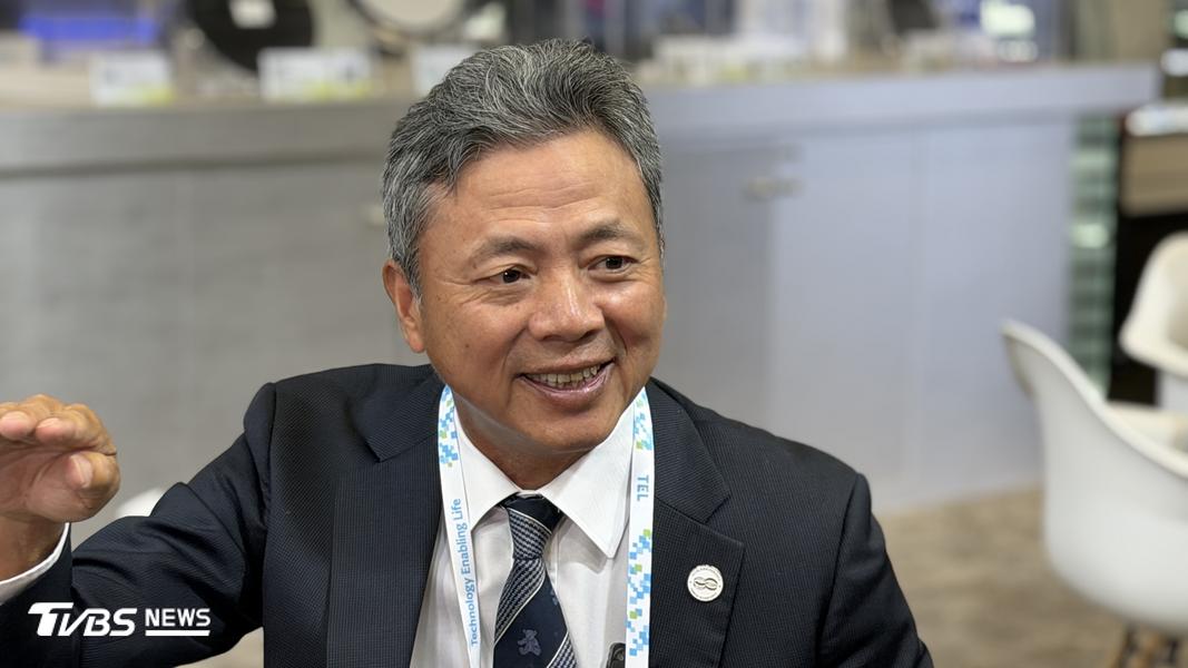 崇越科技總裁李正榮。(圖/黃貞怡攝)