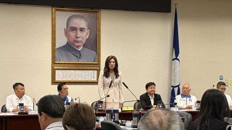 國民黨主席鄭麗文。(圖/黃韋銓攝)