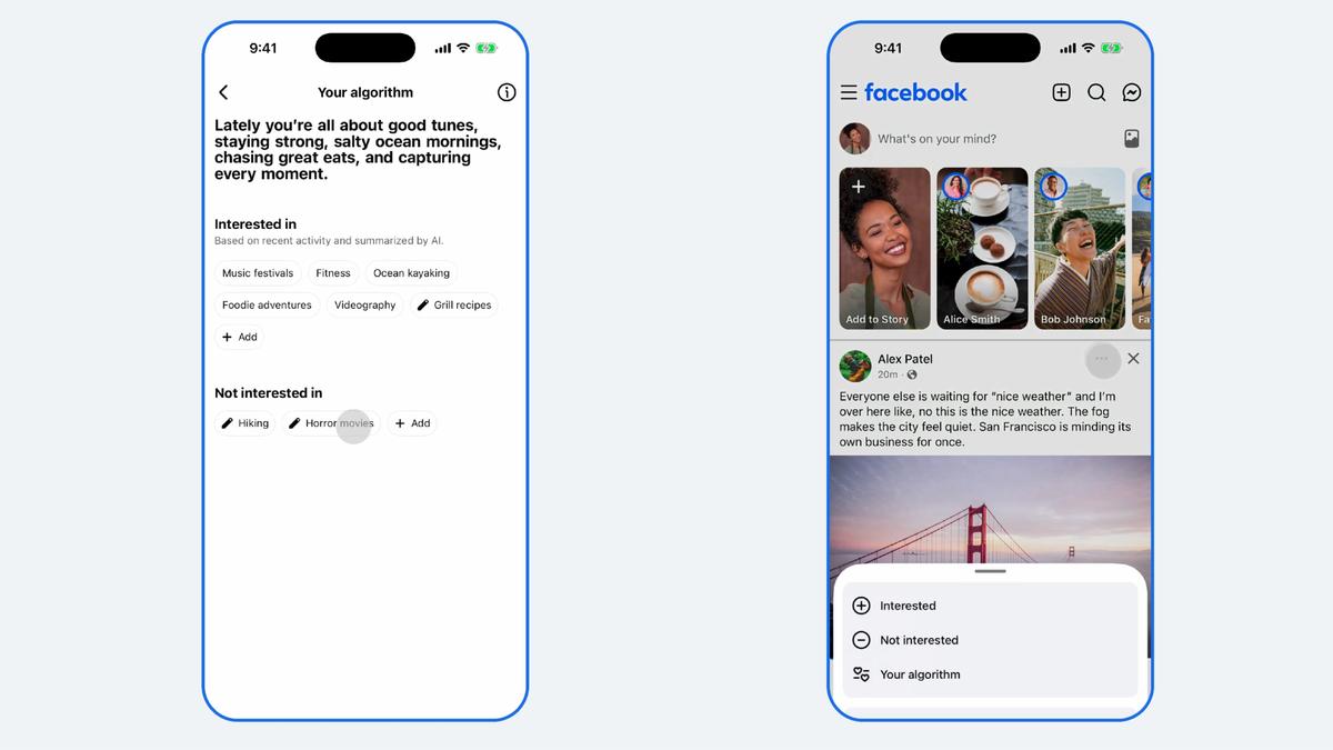 Facebook推AI推薦自訂功能