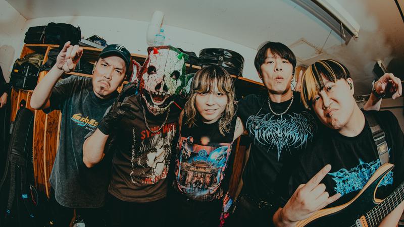 血肉果汁機合體 Crossfaith 神級鼓手 Tatsuya。(圖/夥球擊提供)
