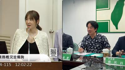 賴清德穿花襯衫力挺 賈永婕樂喊「很帥喔」:來101我陪你逛街