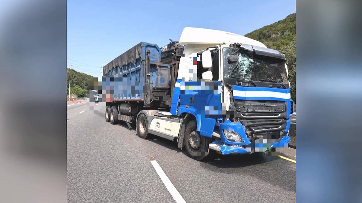 載「化骨水」槽車國道遭撞 地面滴液體急封路 採樣結果出爐了