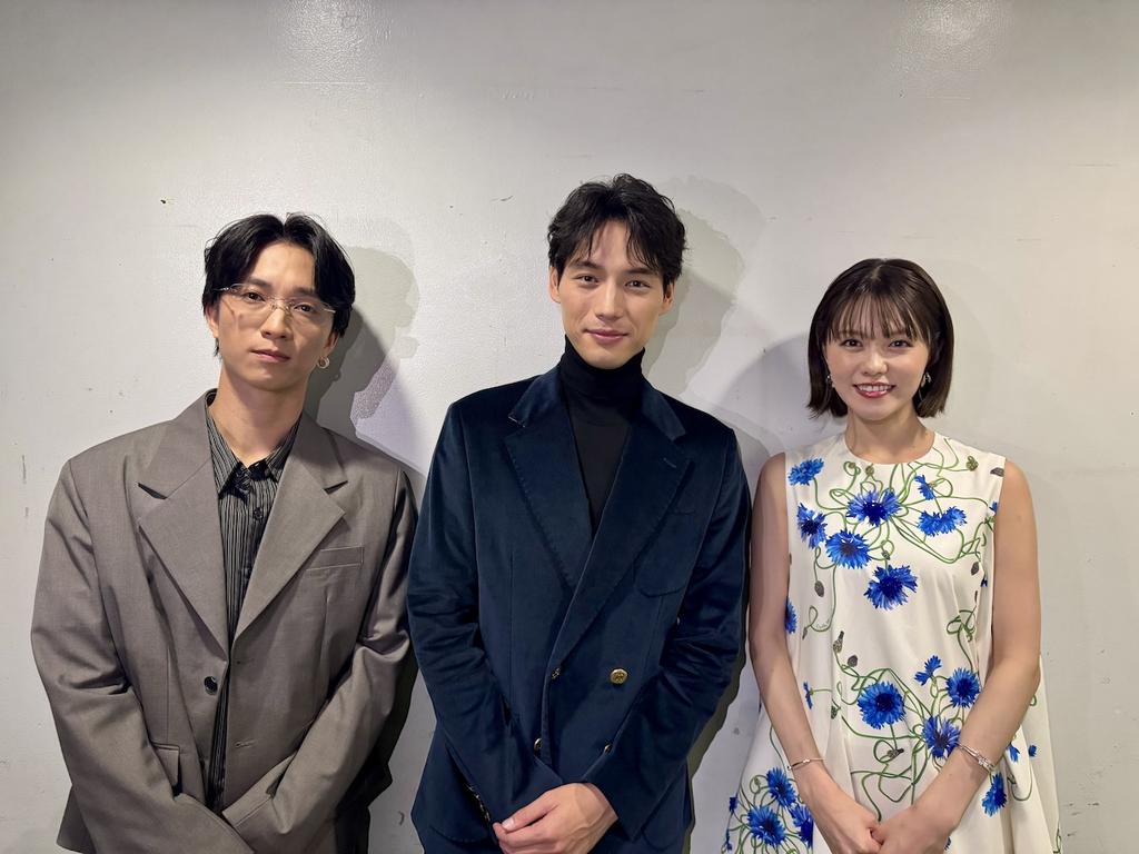 左起為本作主演田中樹、福士蒼汰、志田彩良。(圖/翻攝自官方推特)