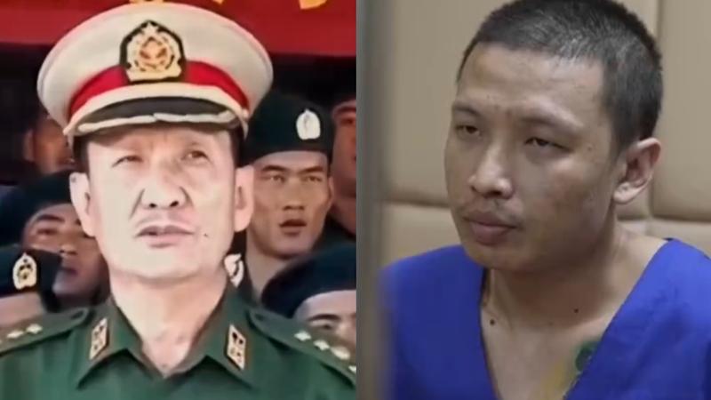 魏家首腦魏懷仁(左)及核心成員陳大衛(右)等3人被判處死刑。(圖/翻攝自央視新聞)
