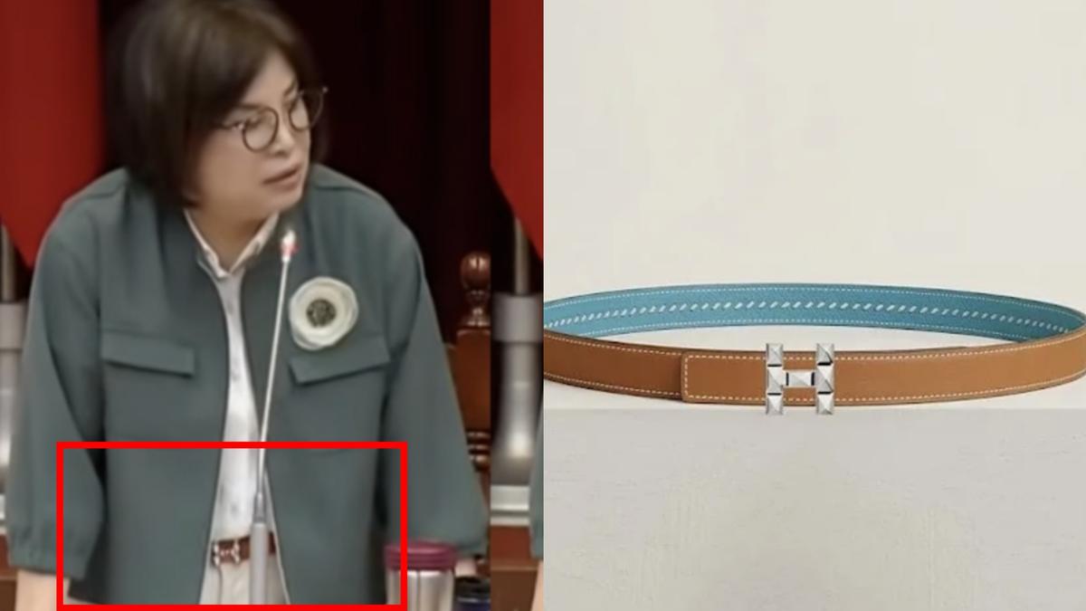 要求賈永婕樸素 賴惠員穿搭起底「愛馬仕皮帶價格曝」自打臉