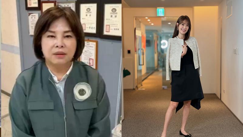 賈永婕被民進黨立委賴惠員批評穿著不樸素。(圖/賴惠員國會辦公室提供、翻攝自賈永婕臉書)
