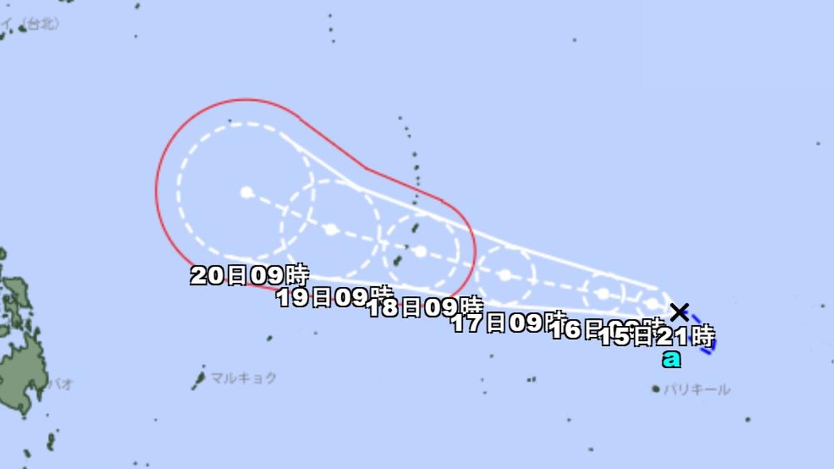 準颱風薔琵最新路徑曝!日氣象廳估成「非常強颱」 恐接近日本本州