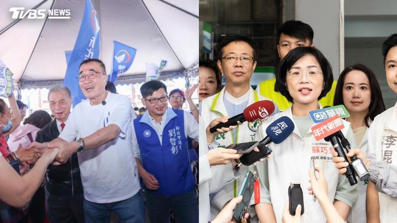 國民黨李四川、民進黨蘇巧慧。(圖/TVBS)