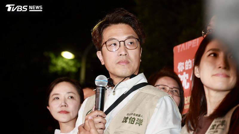 民進黨台北市長參選人沈伯洋認為,將外貌與同志議題連結,並不是很妥當的議題討論。(圖/華子琛攝)