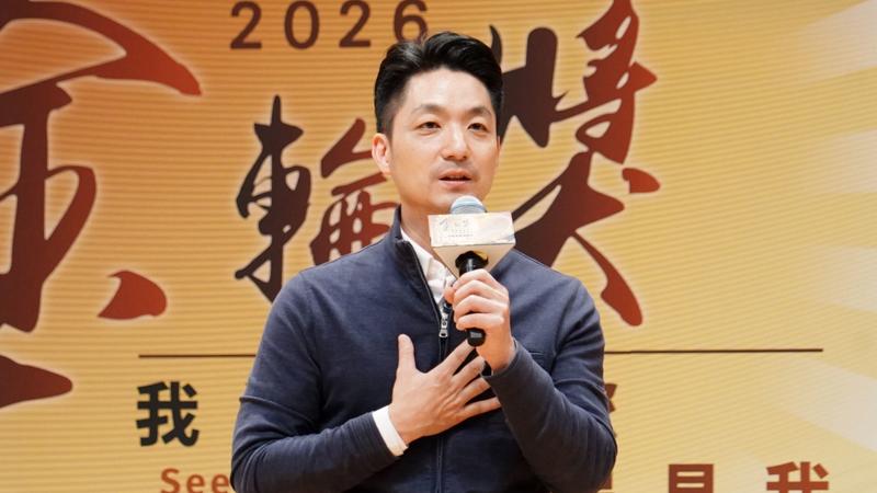 台北市長蔣萬安出席金輪獎頒獎典禮。(圖/北市府提供)