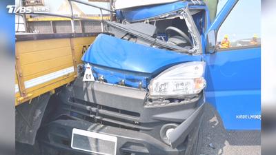 國道追撞工程車!小貨車「插進車斗」 68歲妻當場無呼吸心跳不治