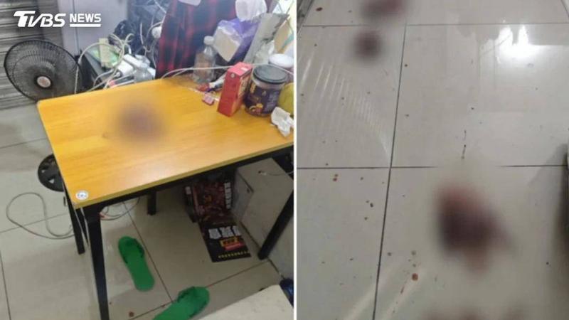 新莊頭前里辦驚傳被丟魚內臟,警方追查後發現疑為里長黃國訓自導自演。(圖/TVBS)