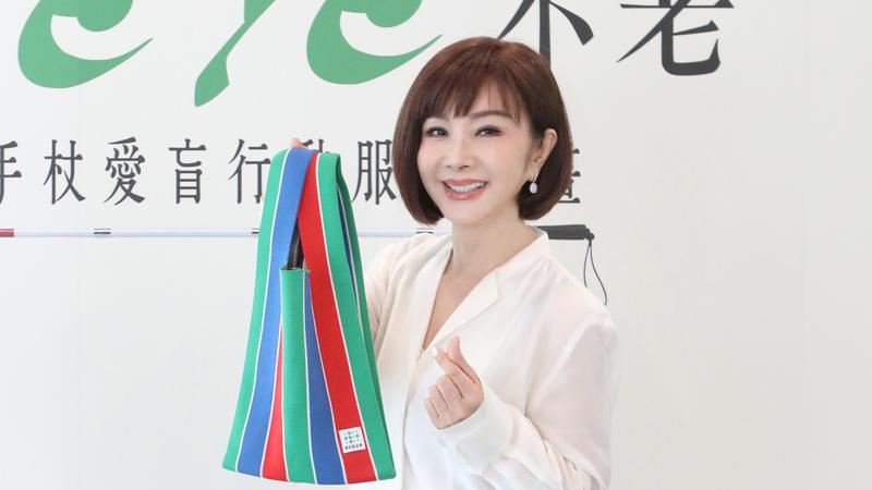 陳美鳳今出席公益活動。(圖/愛盲基金會提供)