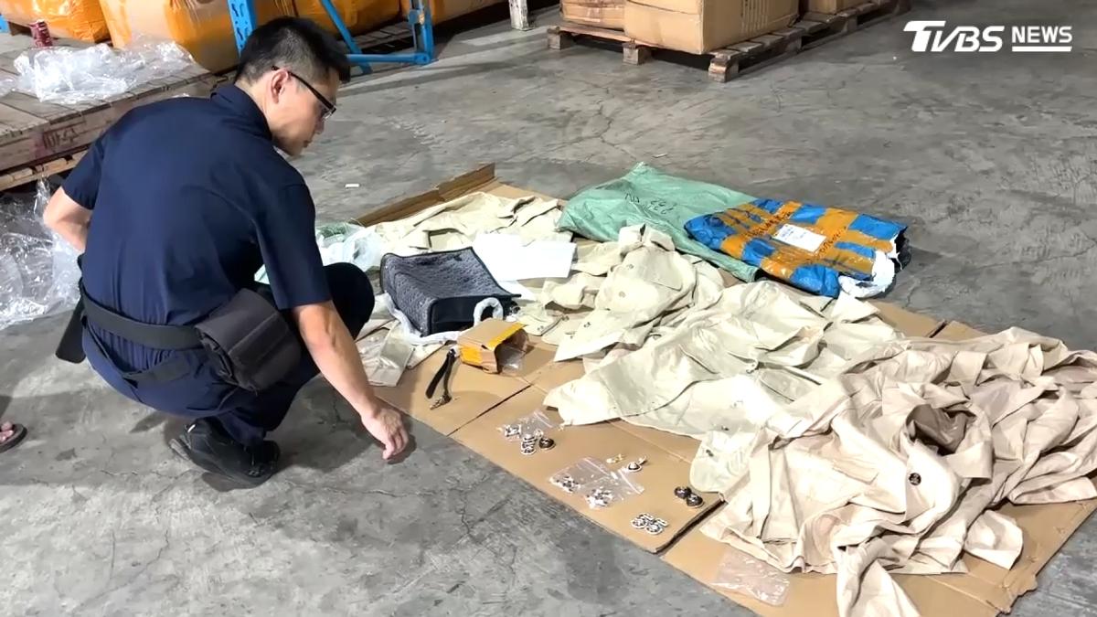 保三警大數據揪出中國劣質仿品!精品包夾藏紙箱 穿戴恐過敏