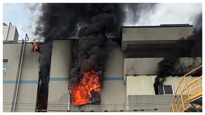 韓國工廠恐怖大火釀7傷!2消防員救火重傷 1人心跳停止送醫