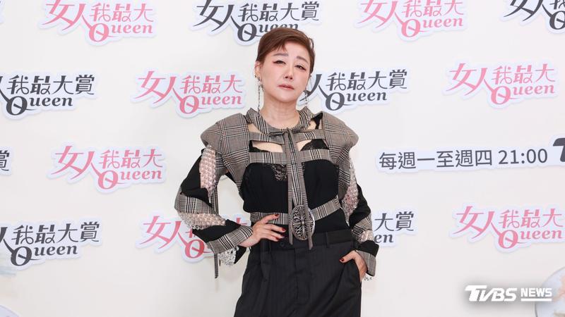 「時尚教主」藍心湄現身「2026女人我最大賞頒獎典禮」。(圖/趙世平攝)