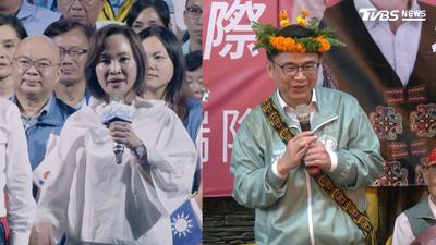 影音/柯志恩岡山造勢!侯友宜、盧秀燕站台 賴瑞隆搶山城票