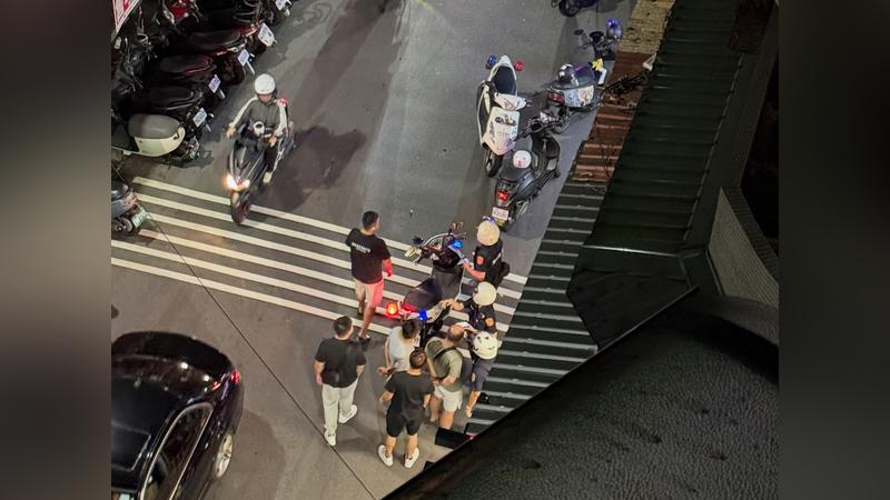 昨(16)日晚間20時許,新北市蘆洲區中正路185巷發生一起群聚滋事案。(圖/pzxxi8128提供)