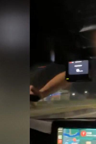 醉男街頭失控! 突跳引擎蓋「爬車頂」駕駛全看傻