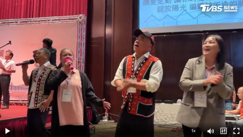 金門城市祈禱餐會用愛守望。(圖/TVBS)