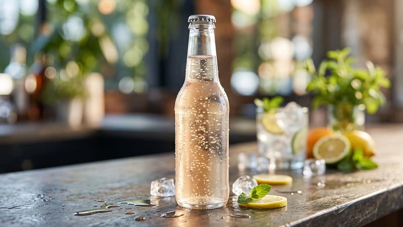 有網友提問,是否有人跟他一樣,看到「玻璃瓶裝」的飲料就會默默加分?(示意圖/AI 生成/Gemini)