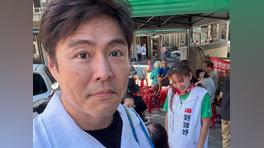 本土劇男星公開表態了!「穿競選背心」親上北市街頭拉票