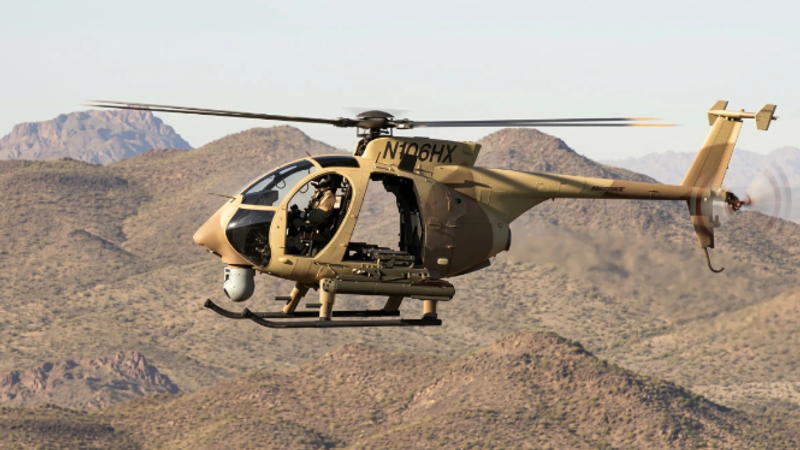 沙烏地阿拉伯一架AH-6i軍用直升機因技術故障墜毀,機上2名軍官不幸罹難(圖/翻攝自ARAB News)