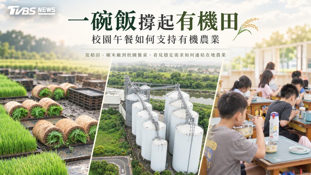 第10屆全球華文永續報導獎/一碗飯撐起有機田:校園午餐如何支持有機農業