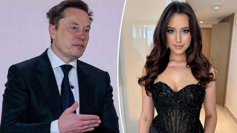 特斯拉執行長馬斯克(Elon Musk)與他的前伴侶、美國網紅聖克萊爾(Ashley St. Clair)(圖/翻攝自X@nypost)