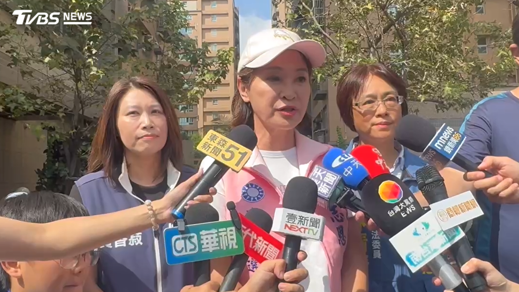 柯志恩出面緩頰,解釋韓國瑜的意思應該是說,高雄有空港有雙港,地理條件這麼好,其實可以獨立發展(圖/TVBS)