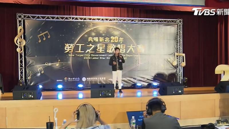 新北勞工之星開唱,711位高手飆歌拚獎盃。(圖/TVBS)