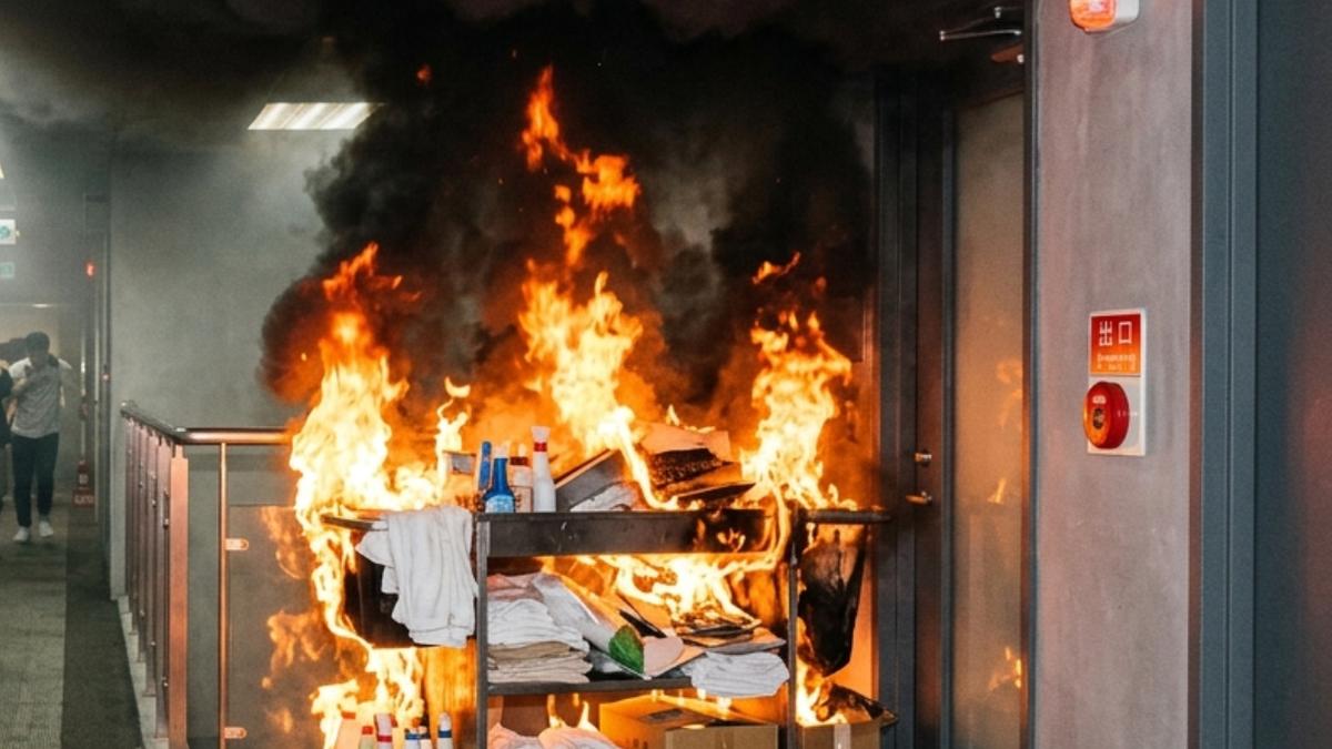 香港牛頭角大樓驚傳縱火!多樓層「手推車遭點燃」 警急調查