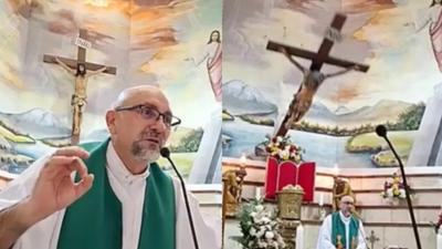 布道才稱生命短暫!下秒「巨大十字架」倒下 厄瓜多神父遭重砸慘死