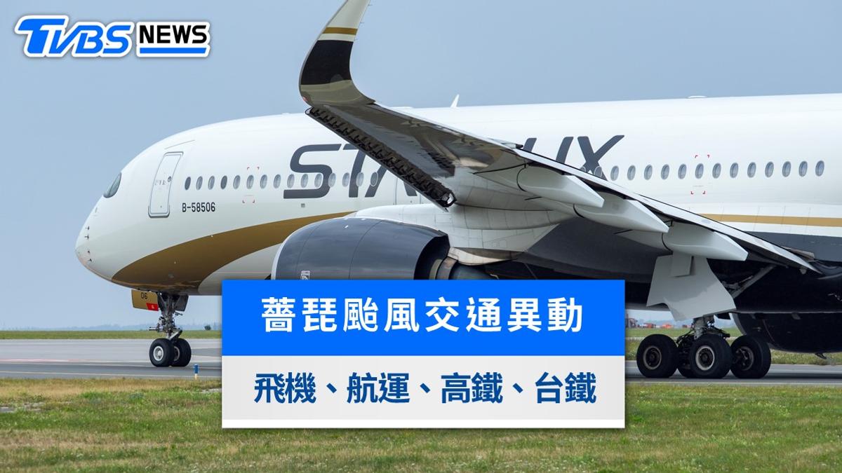 薔琵颱風交通異動》飛機/航運/高鐵/台鐵/捷運不斷更新