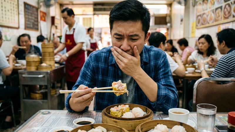 花蓮某間星級飯店被爆端出生的蒸餃、燒賣。(示意圖,與本事件無關/AI 生成)