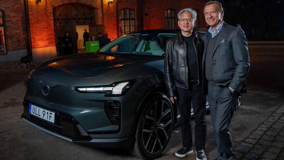 開車能解放雙眼?黃仁勳合作Volvo導入NVidia最新AI技術