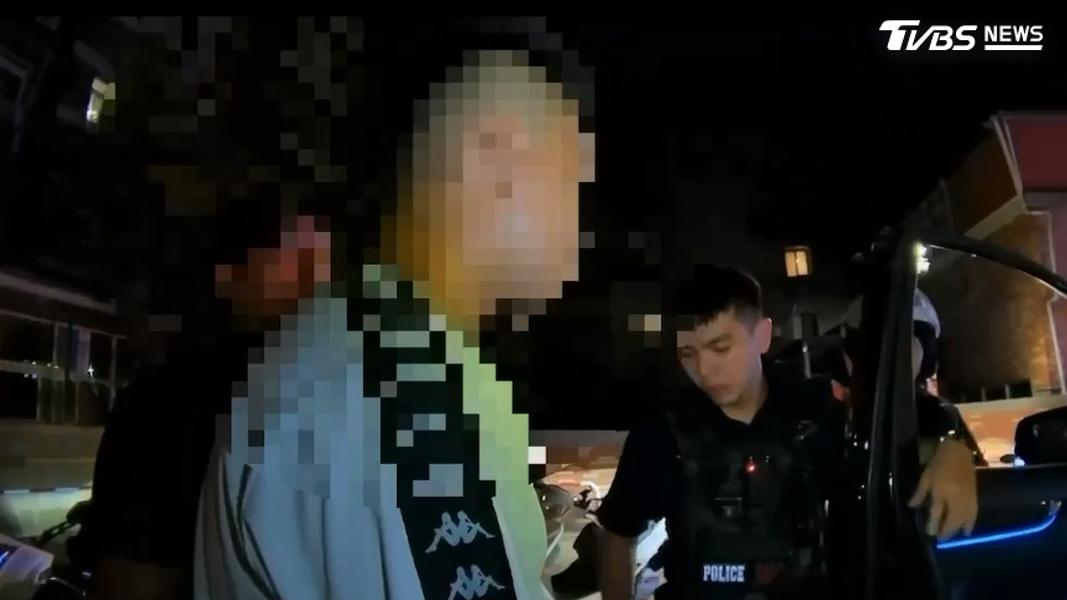 廖男酒測值為0,但毒品唾液快篩呈現「依托咪酯」陽性反應。(圖/TVBS)